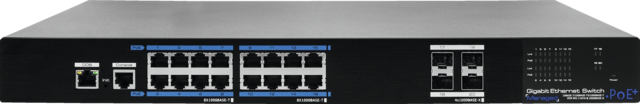 16-Port PoE Gigabit Switch Managed