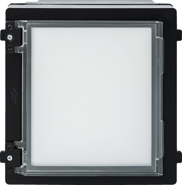 Verlichte infomodule voor deurintercom