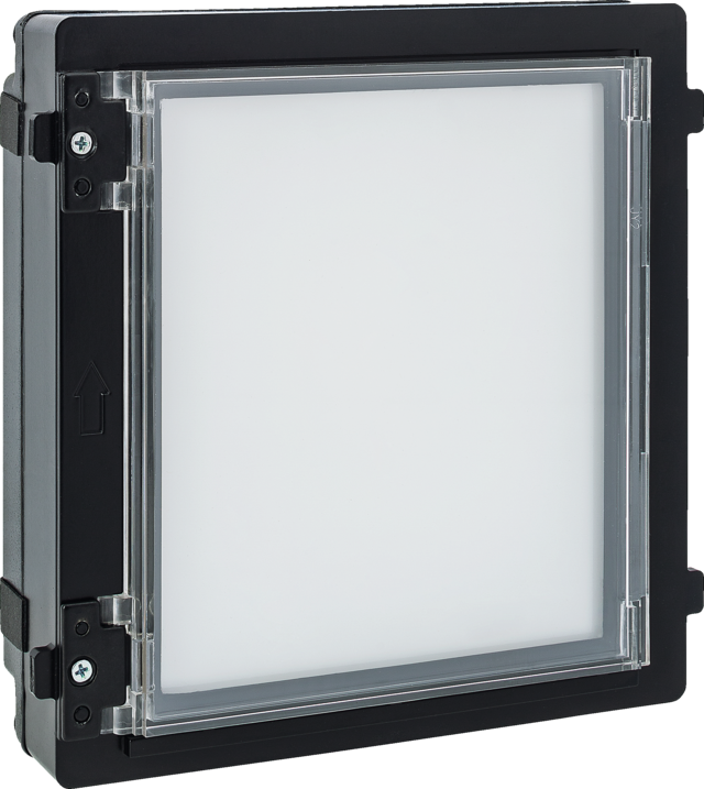 Verlichte infomodule voor deurintercom