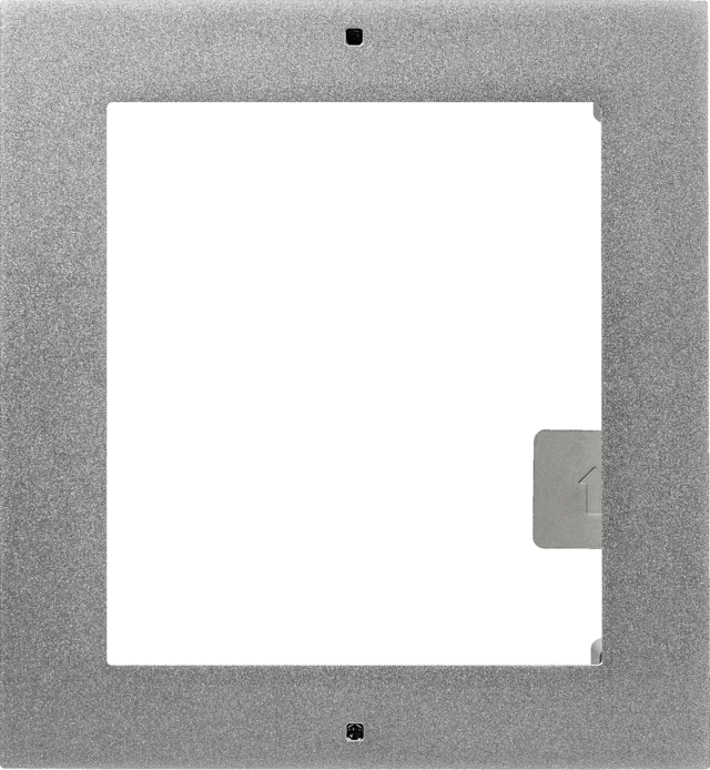 Frame for 1 module for surface mounting