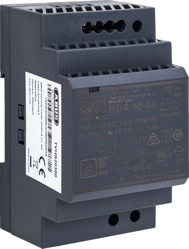 24V DC-netstekkervoeding voor DIN-rail