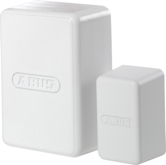 Secvest Mini-Funk-Öffnungsmelder (weiß) Linke Vorderansicht