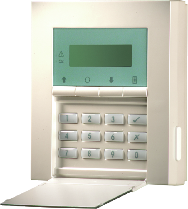 LCD-Bedienteil für Terxon L Ansicht Rechts