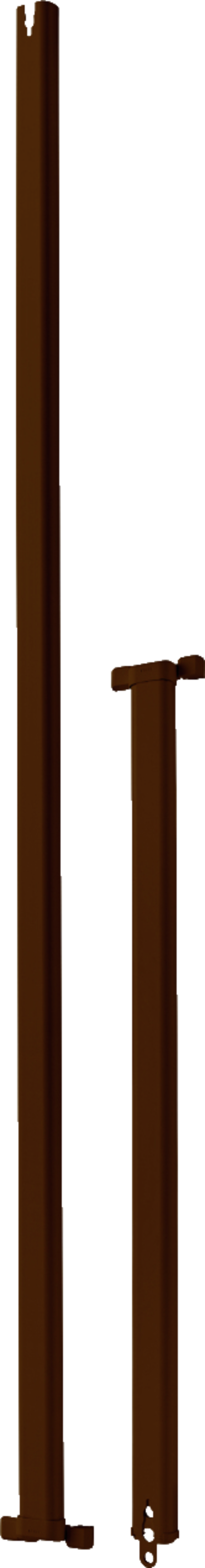 Jeux de tiges pour FOS 550 E, marron, 75/118 cm vue frontale