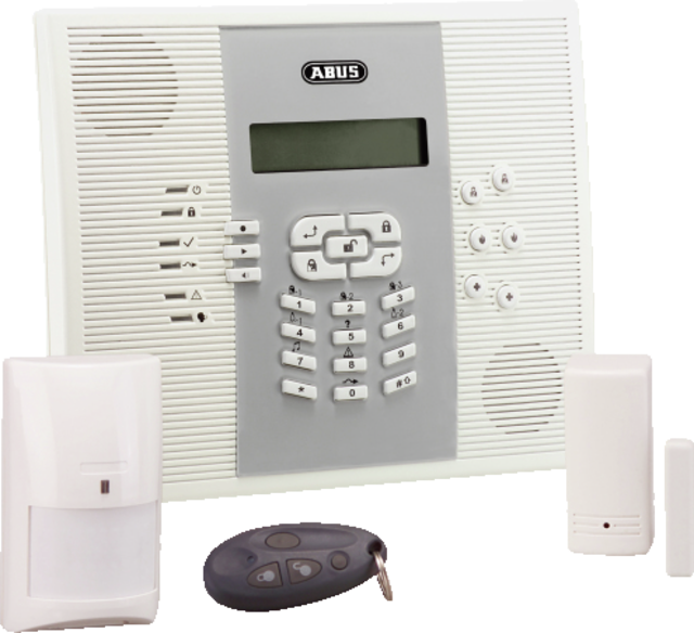 Privest Funkalarm Basis Set DE Rechte Vorderansicht