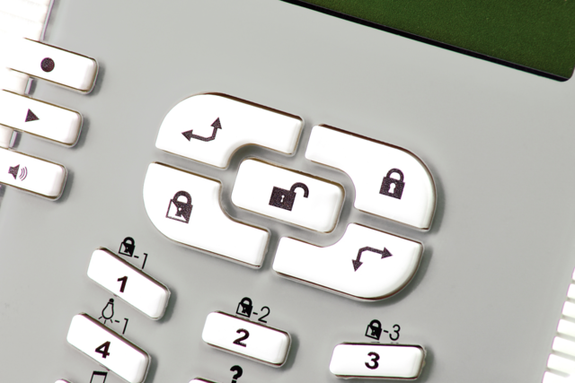 Privest Funkalarmzentrale DE Vorderansicht