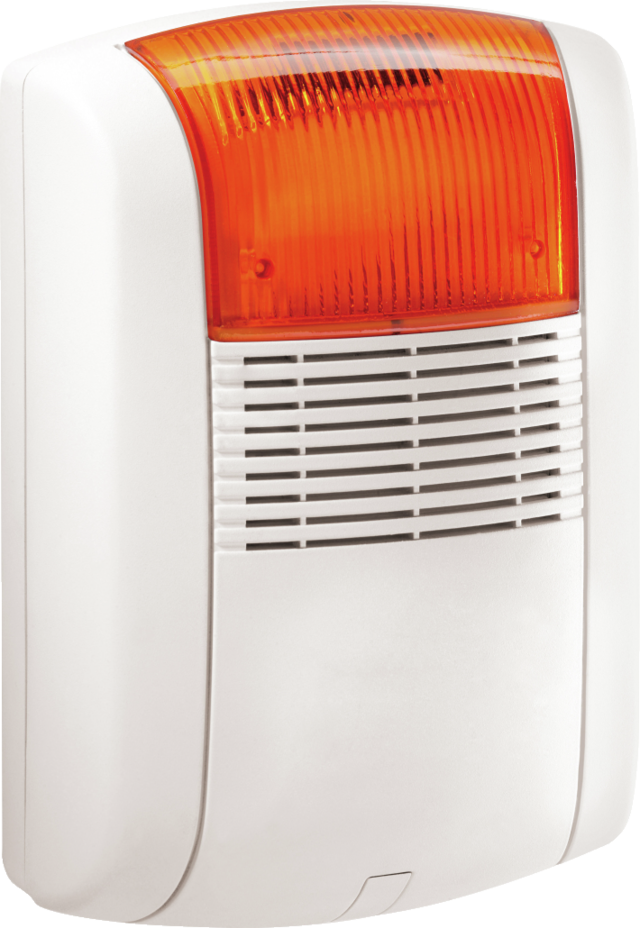 Alarme compacte Profiline, jaune vue avant droite