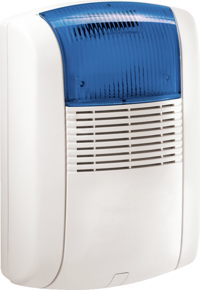 Kompaktalarmierung blau Rechte Vorderansicht