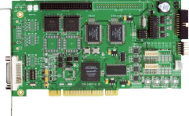 PCI Videoüberwachungskarte 8 CH @ 200 FPS Vorderansicht