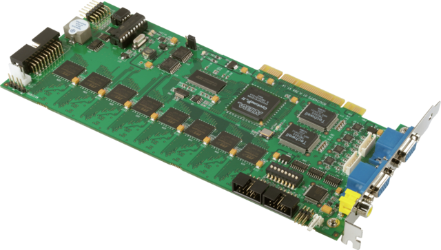 PCI Videoüberwachungskarte 8 CH @ 200 FPS bei D1 Auflösung Ansicht Links
