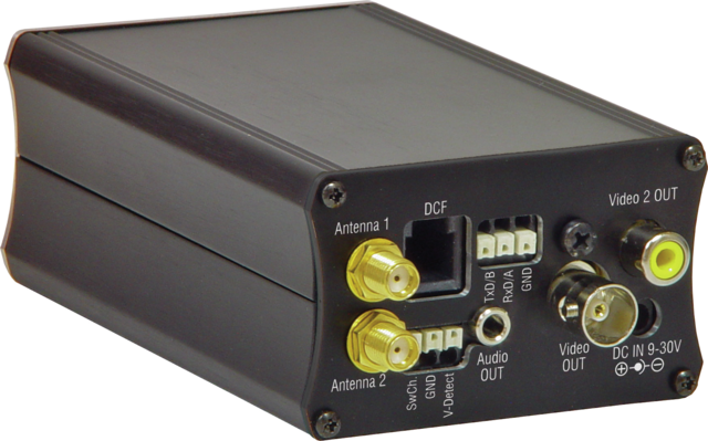 Récepteur sans fil pour l’intérieur, 5,8 GHz vue de gauche