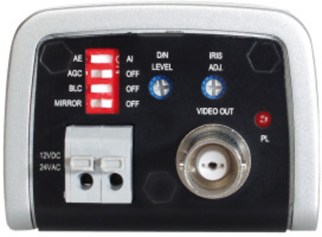 Day/Night 520 TVL Standard Camera back view
