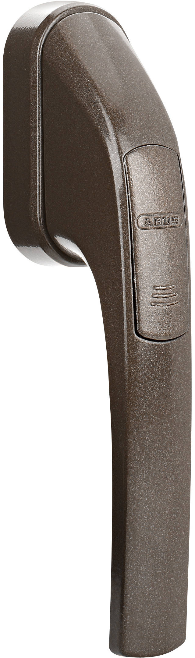 Secvest 2WAY Funk Fenstergriff FG 350 E (braun) Rechte Vorderansicht