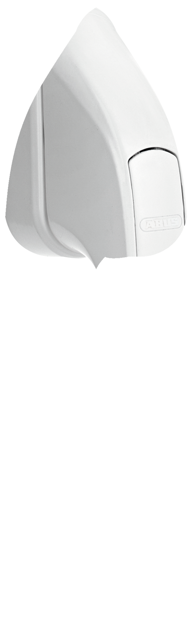 Secvest 2WAY Funk Fenstergriff FG 350 E (weiß) Rechte Vorderansicht