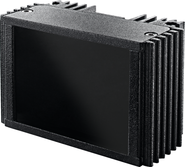 Spot de lumière IR S - 850 nm, 60°, 10 m vue frontale gauche