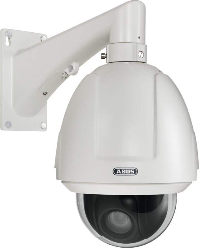 Day/night PTZ 23x outdoor dome camera front view left