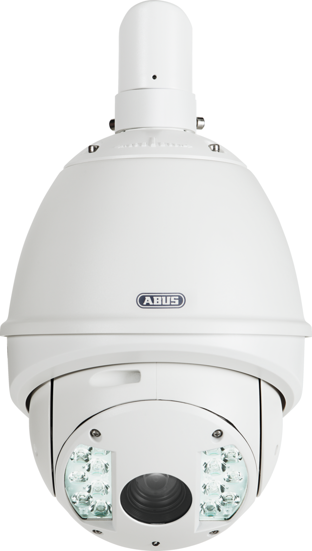 Outdoor HD-SDI 20x PTZ Dome IR 1080p front view