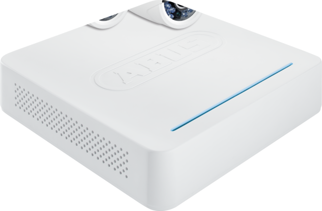 Video surveillance set: Network recorder + two outdoor cameras