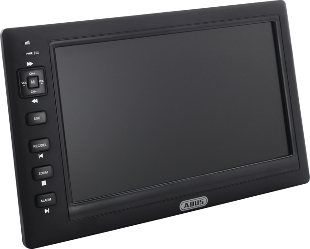 ABUS 7‘‘ Heim-Videoüberwachungsset – Komplettset mit Kamera, Monitor und Zubehör (TVAC14000)