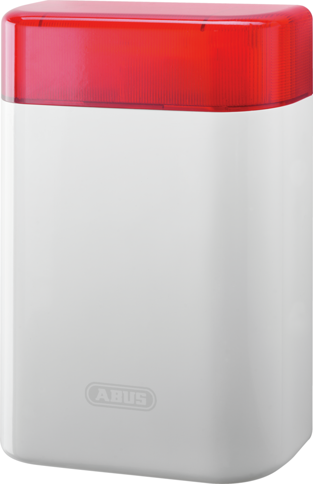 Secvest Wireless Outdoor Sounder front view left