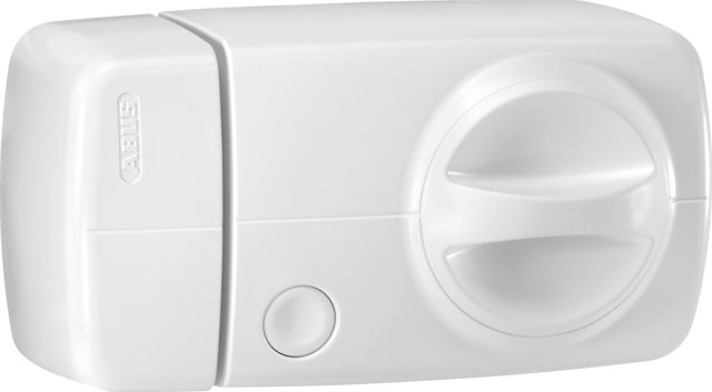 Secvest wireless additional door lock with rotary knob (white) front view