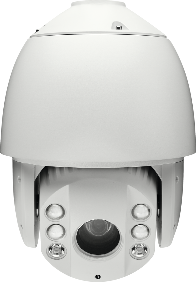 Utomhus Analog HD 30 x PTZ Dome IR 1080p främre vy