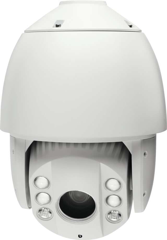 Utomhus Analog HD 30 x PTZ Dome IR 1080p vänster främre vy 02