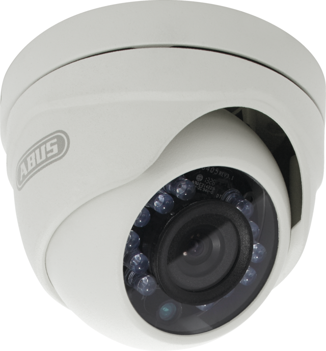 Day/night mini outdoor dome camera front view right