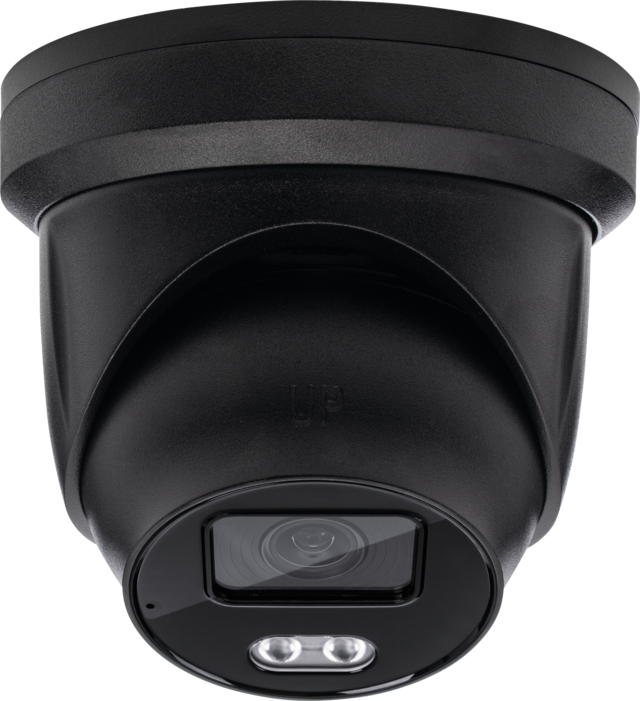 Dôme sphérique IP Noir 4 MPx 2,8 mm, WL)