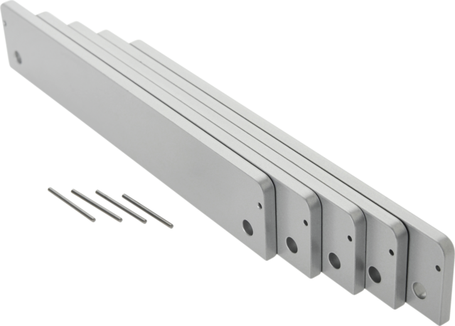 Distanzstücke zum Aufbaugehäuse 5 x 5 mm RAL9006