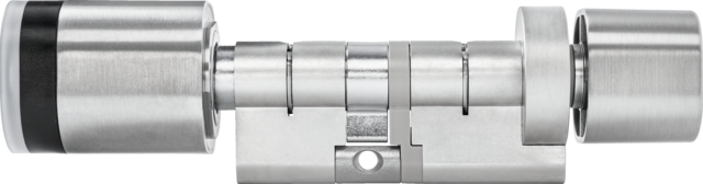 TECTIQ Doppelknaufzylinder Leser außen Panik T90