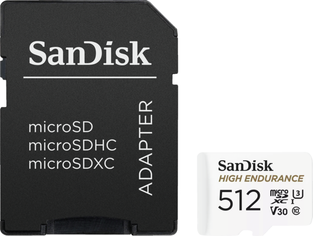 MicroSD-kaart 512 GB High Endurance