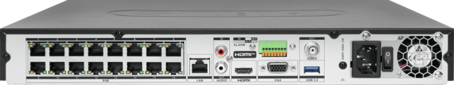 16-Kanal PoE Netzwerkvideorekorder (NVR)