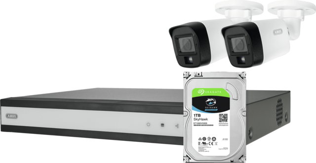 ABUS Analog HD Videoüberwachung 6-Kanal Hybrid Komplettset