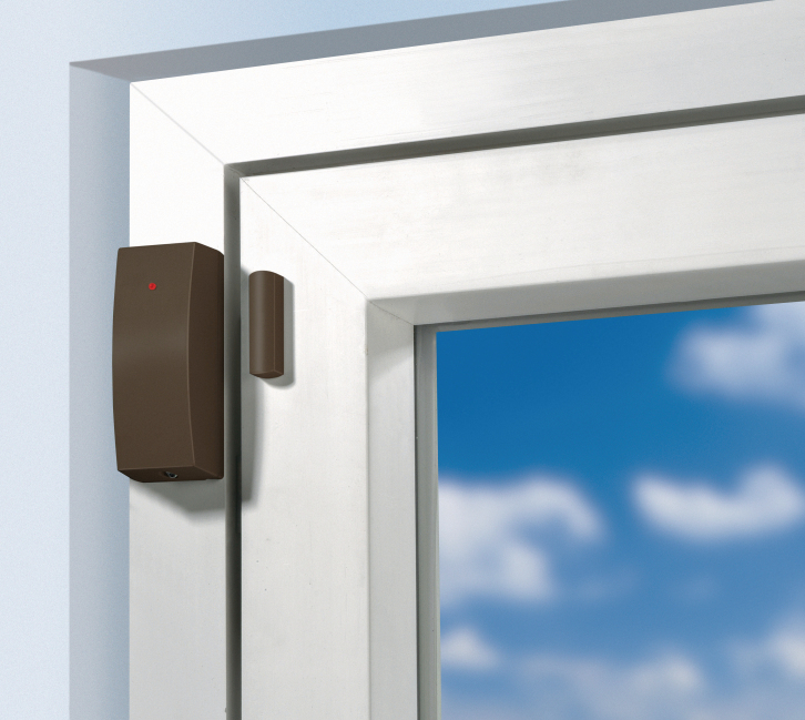 Funk-Öffnungsmelder (FSL) braun Anwendungsbeispiel