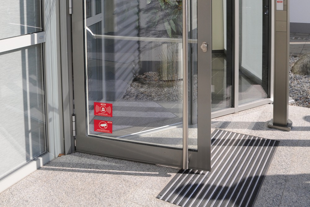 Warnaufkleber Alarm mit ABUS Logo 148 x 105 mm (1 Stück)