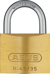 Vorhangschloss Messing 45/35 vs. Lock-Tag