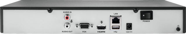 ABUS IP Videoüberwachung 4-Kanal Rekorder - 4K HDMI-Ausgang für die gleichzeitige native Ansicht von vier Full HD (2MPx) IP-Kameras(TVVR36300)