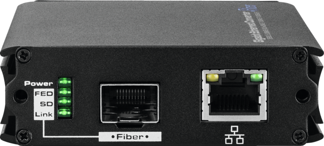 Convertisseur fibre optique 1 port
