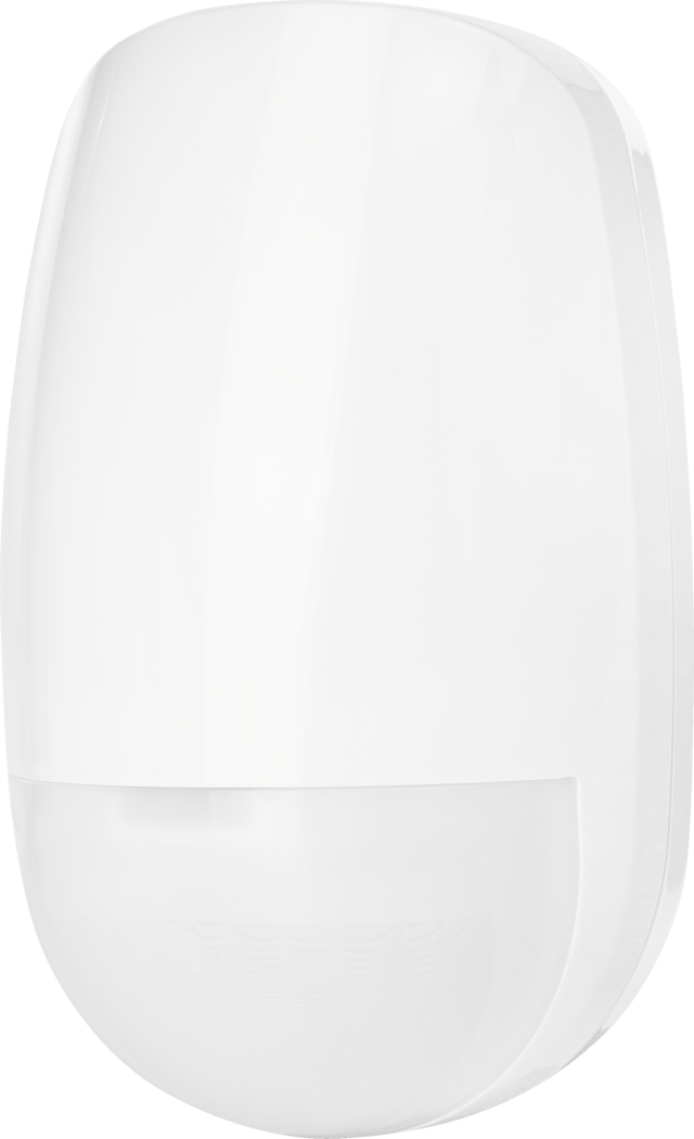 ABUS Motion Detector PIR MW - dual detector with PIR and microwave sensor. Twice the protection against false alarms, pet-immune optional for homes with pets. With EN grade 2 certification (AZBW10120)