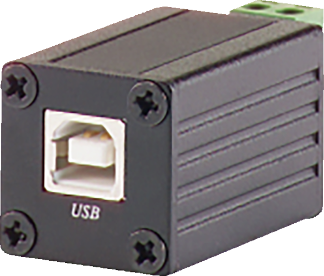 Convertisseur de port, USB vue frontale