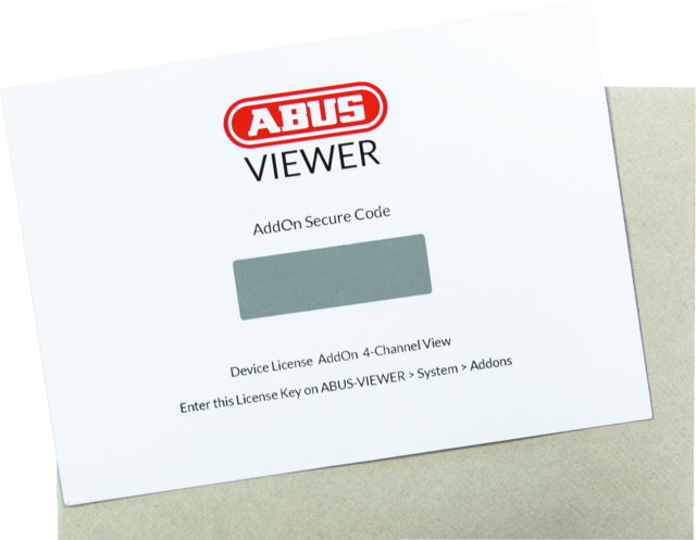 ABUS Quad View Add-on für ABUS IP Camera Viewer