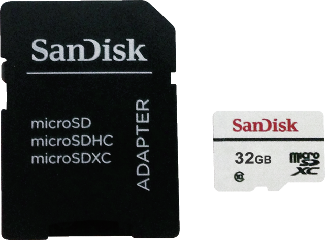 MicroSD card, 32 GB