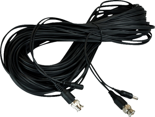 20 m Preassembled Video Combination Cable