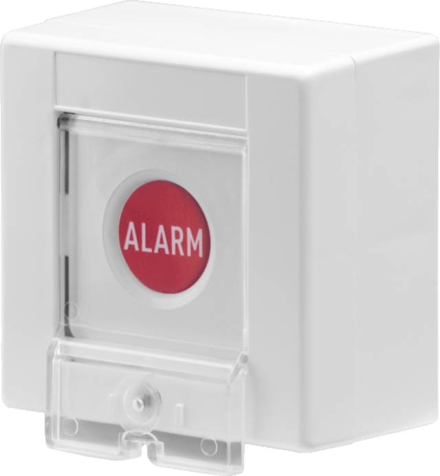 Secvest Wireless Panic Alarm Button left view