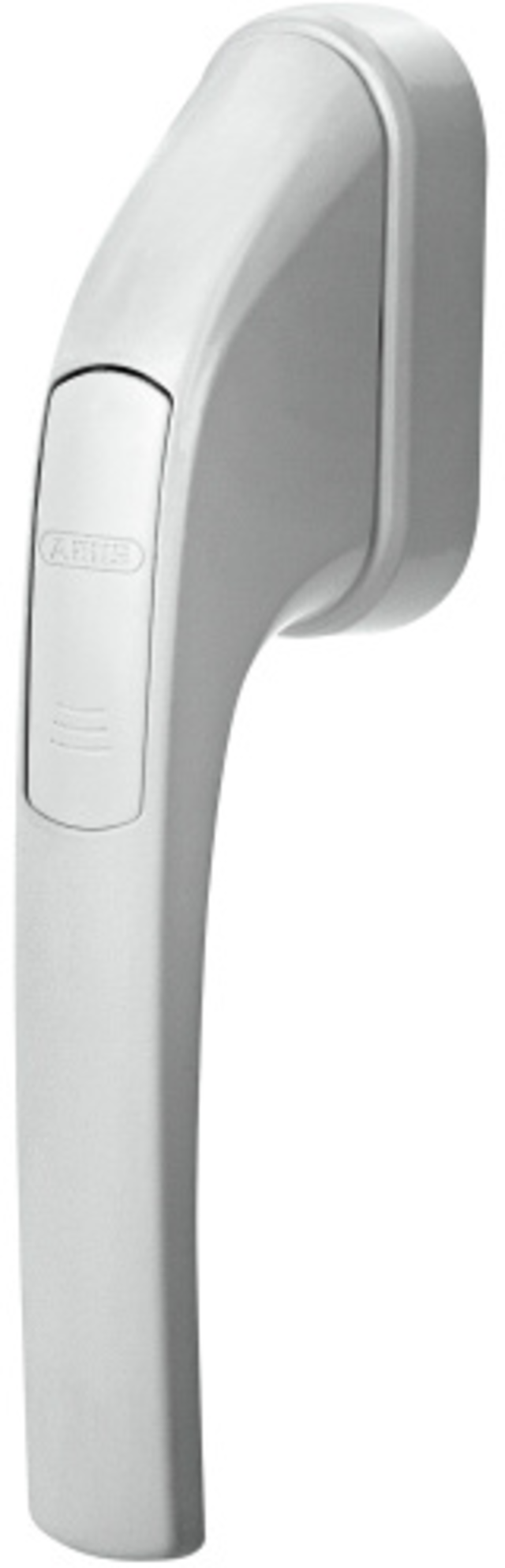 Secvest 2WAY FG 350 E wireless window handle, silver front view left