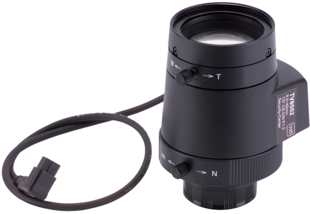 1/3" IR Vario Lens 2.9-8.2 mm DC Aperture right view