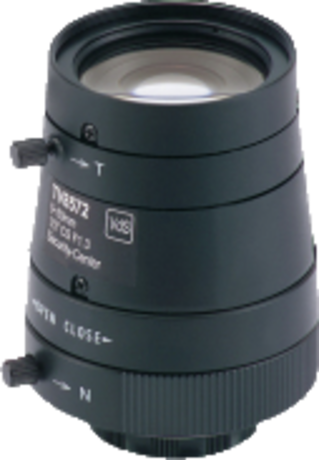 1/3" Vario Lens 5-50 mm Man. Aperture front view