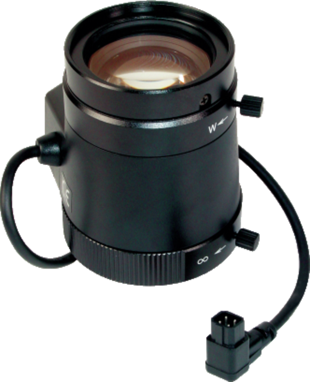 1/3" Vario Lens 5-50 mm DC Aperture front view
