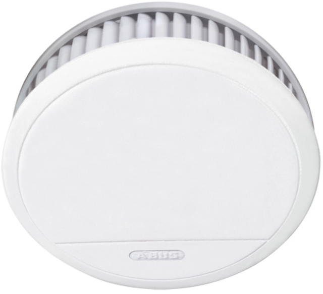 Smoke and heat detector front view